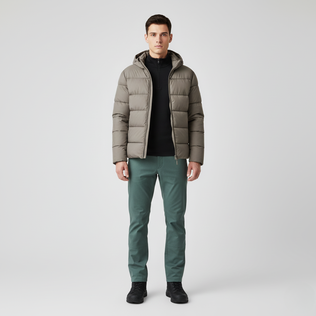 Men's Insulated Hooded Puffer