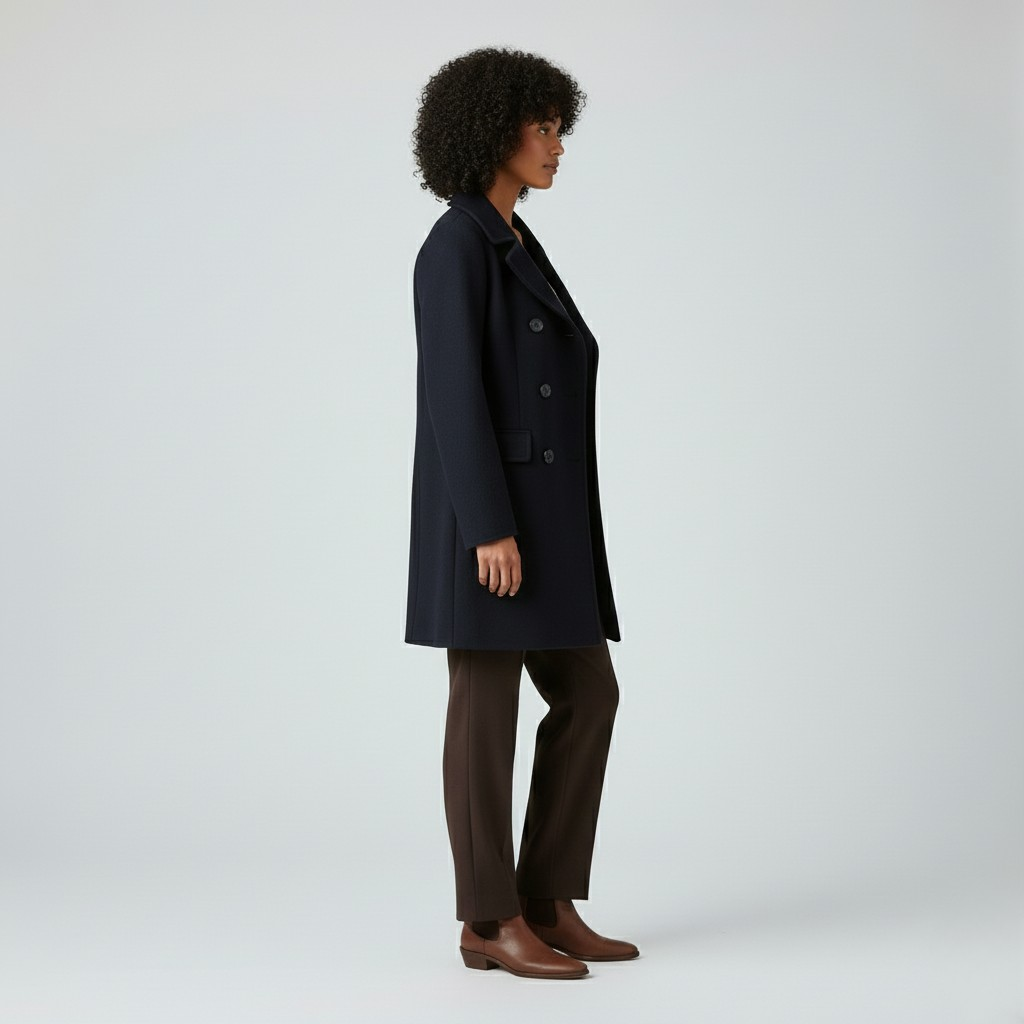 Women's Double-Breasted Coat