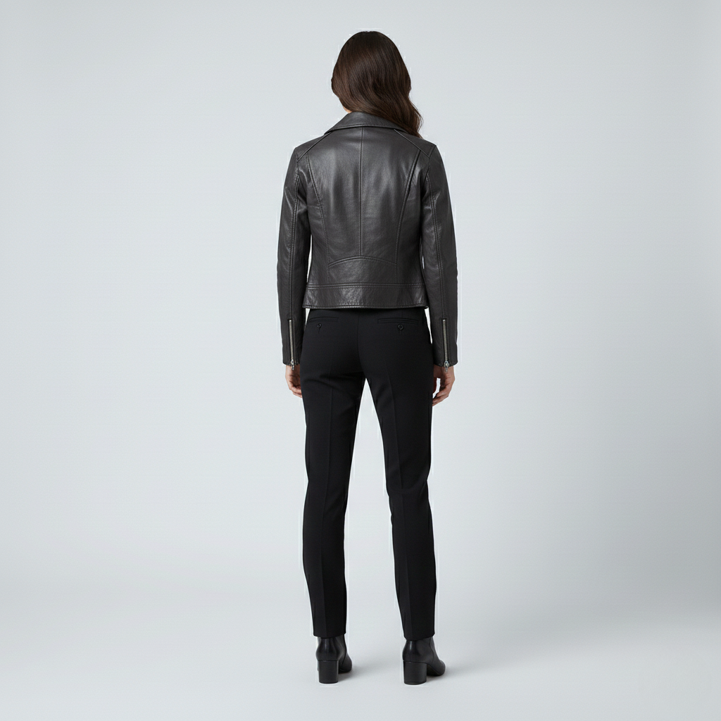 Women's Faux-Leather Jacket