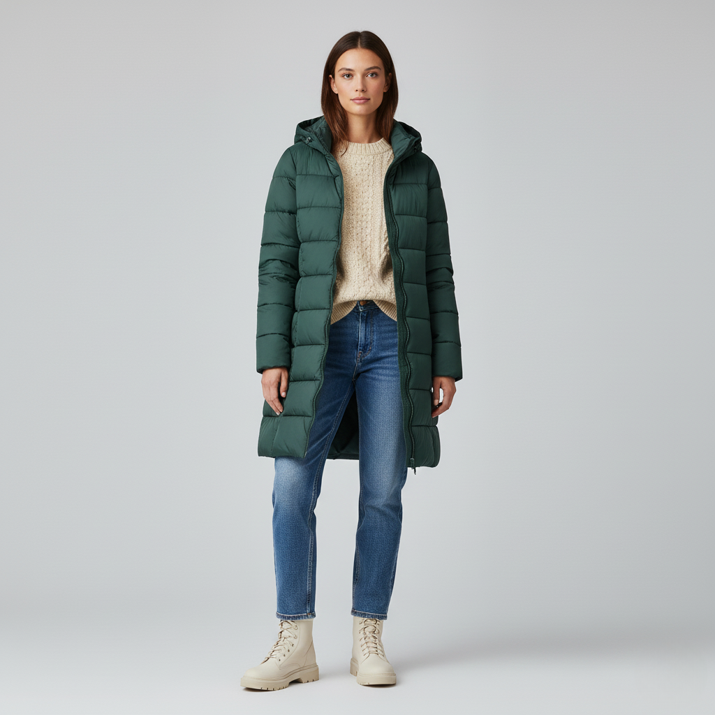 Women's Hooded Puffer Coat