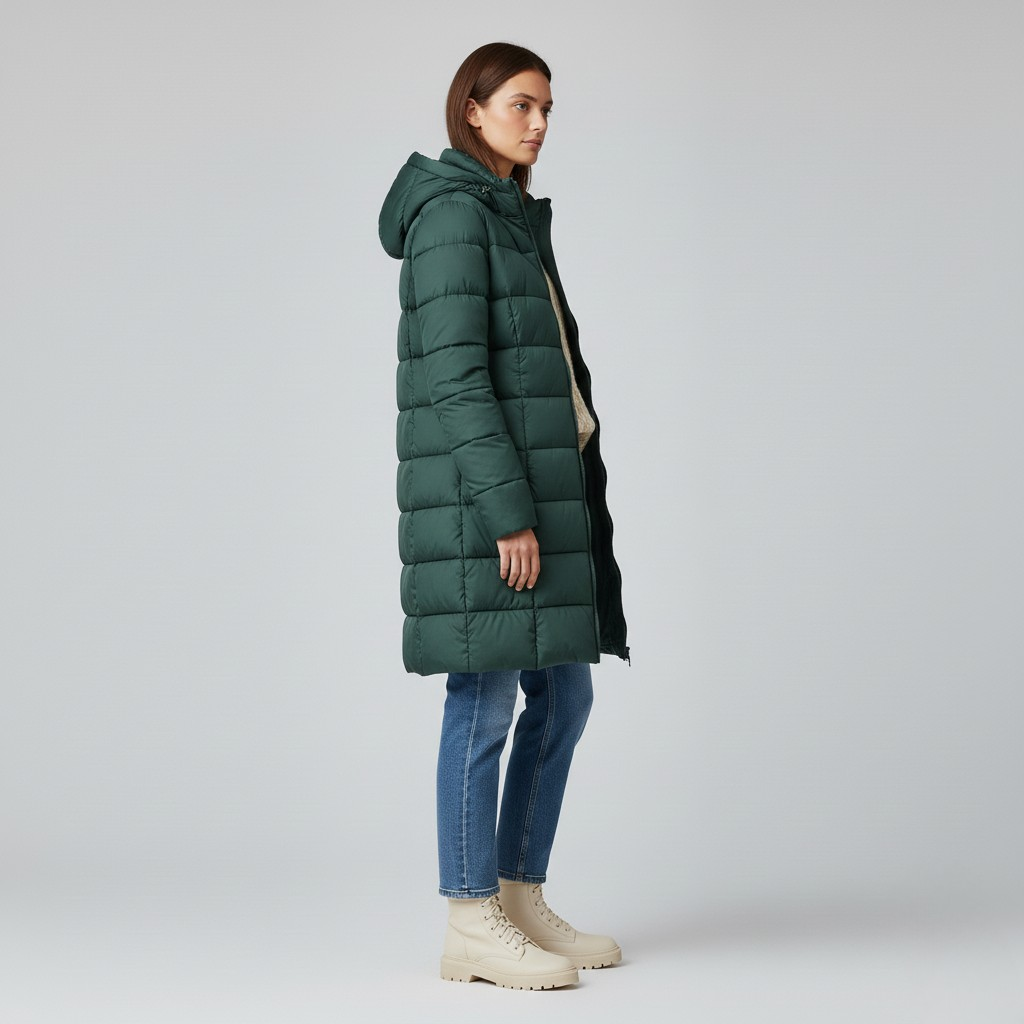 Women's Hooded Puffer Coat