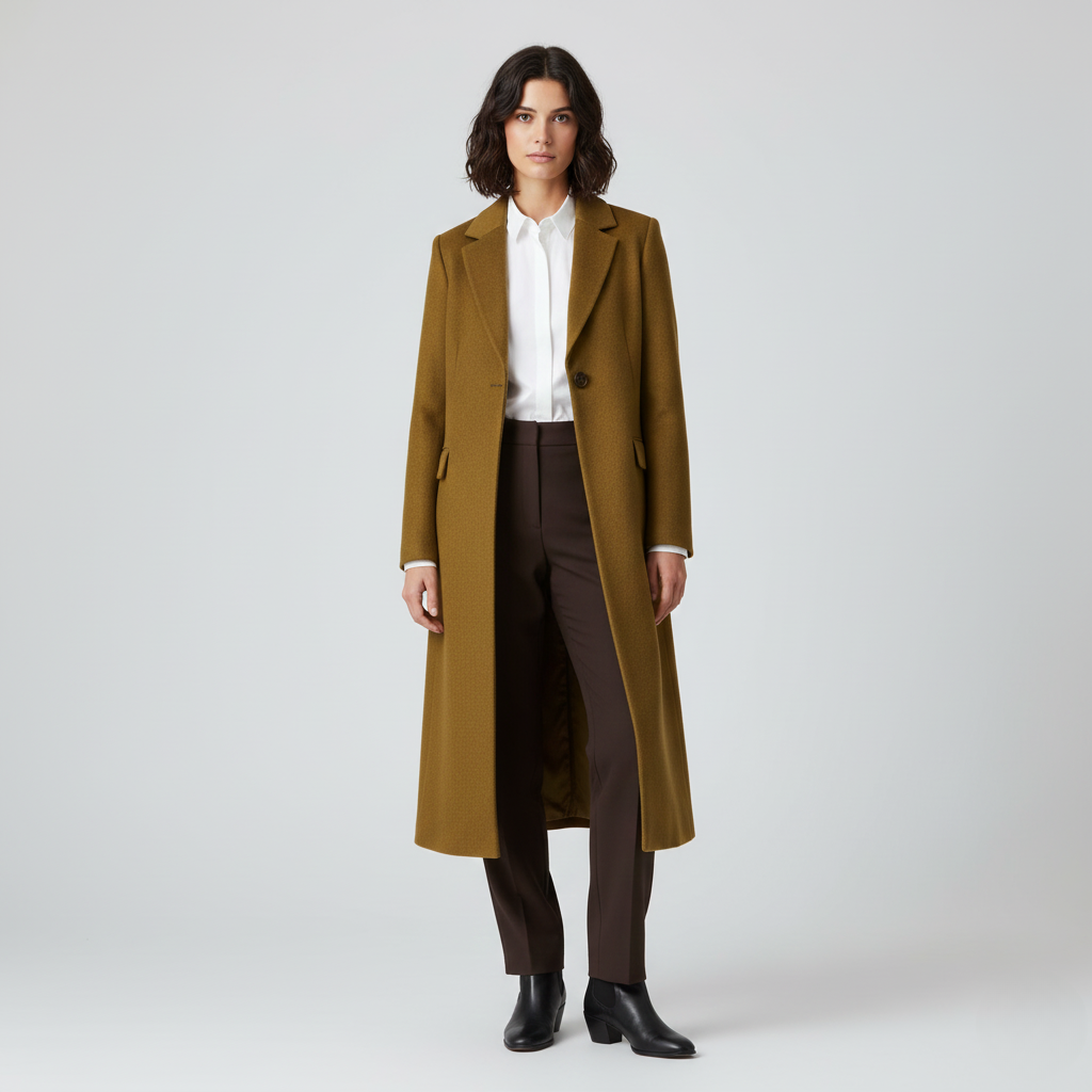 Women's Tailored Longline Coat