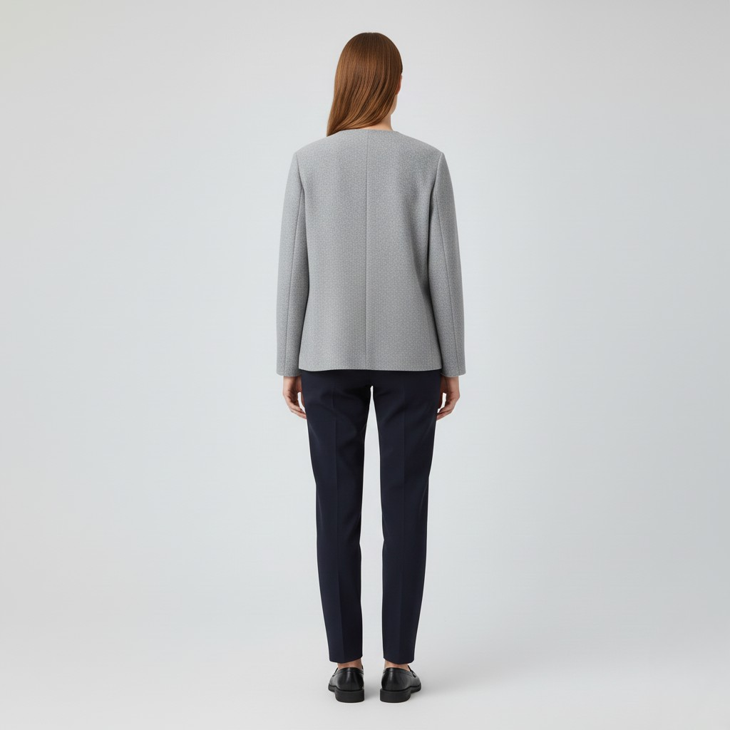 Women's Collarless Jacket