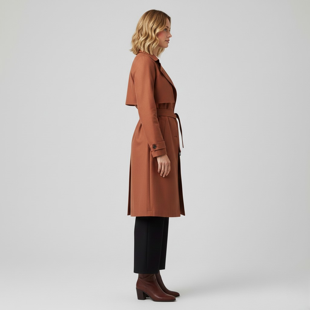 Women's Belted Trench Coat