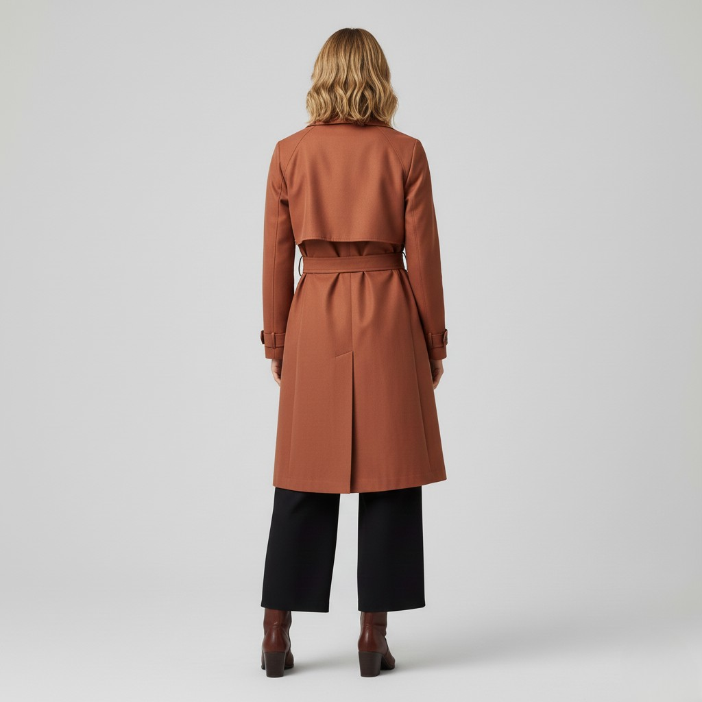 Women's Belted Trench Coat