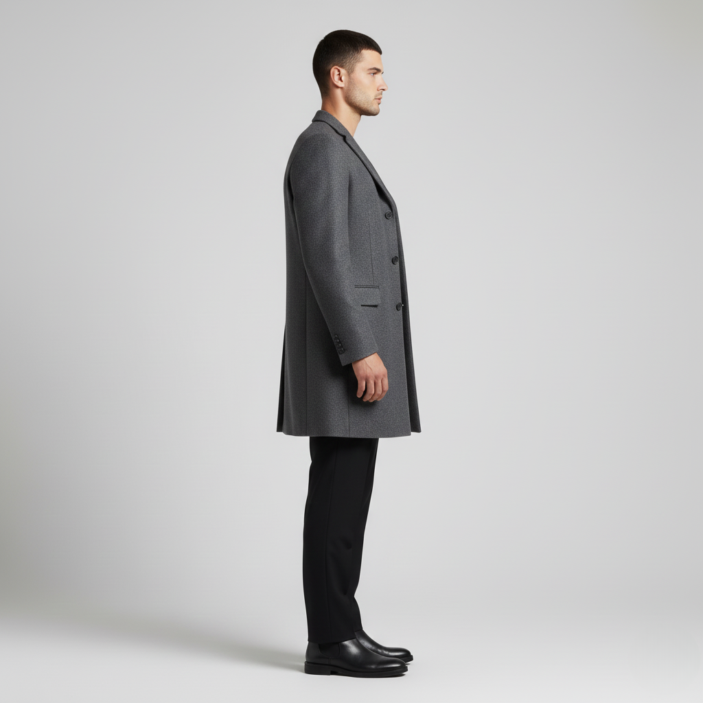 Men's Tailored Long Coat