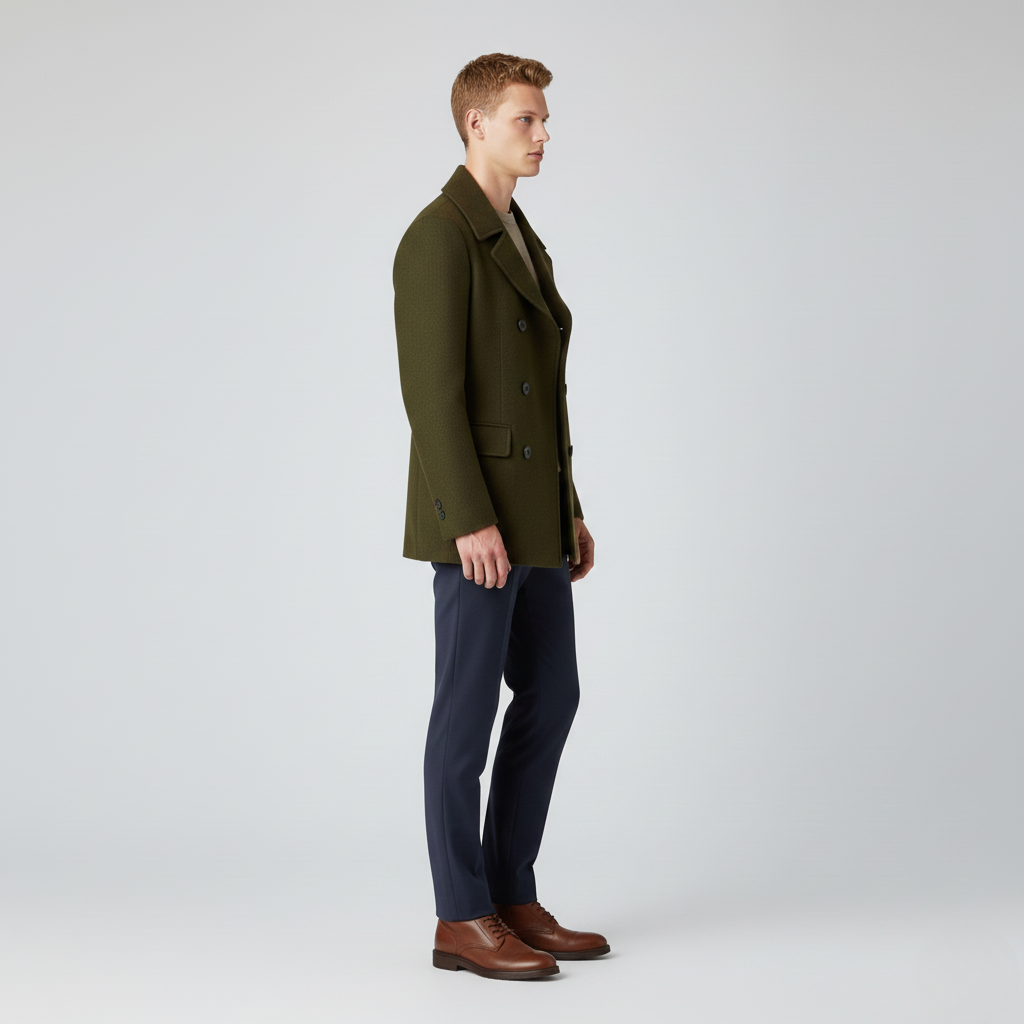 Men's Peacoat