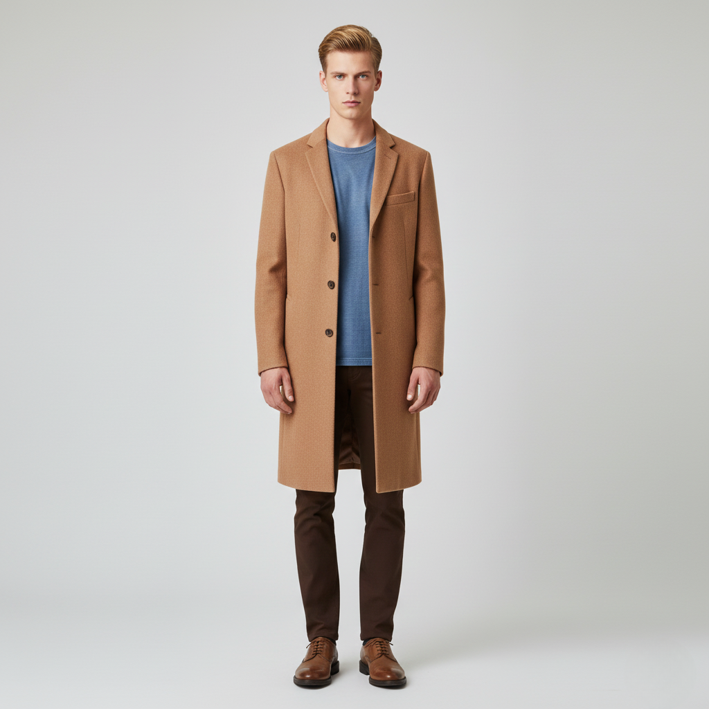 Men's Structured Overcoat