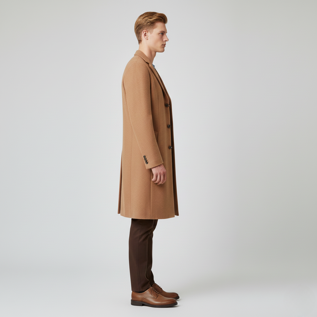Men's Structured Overcoat