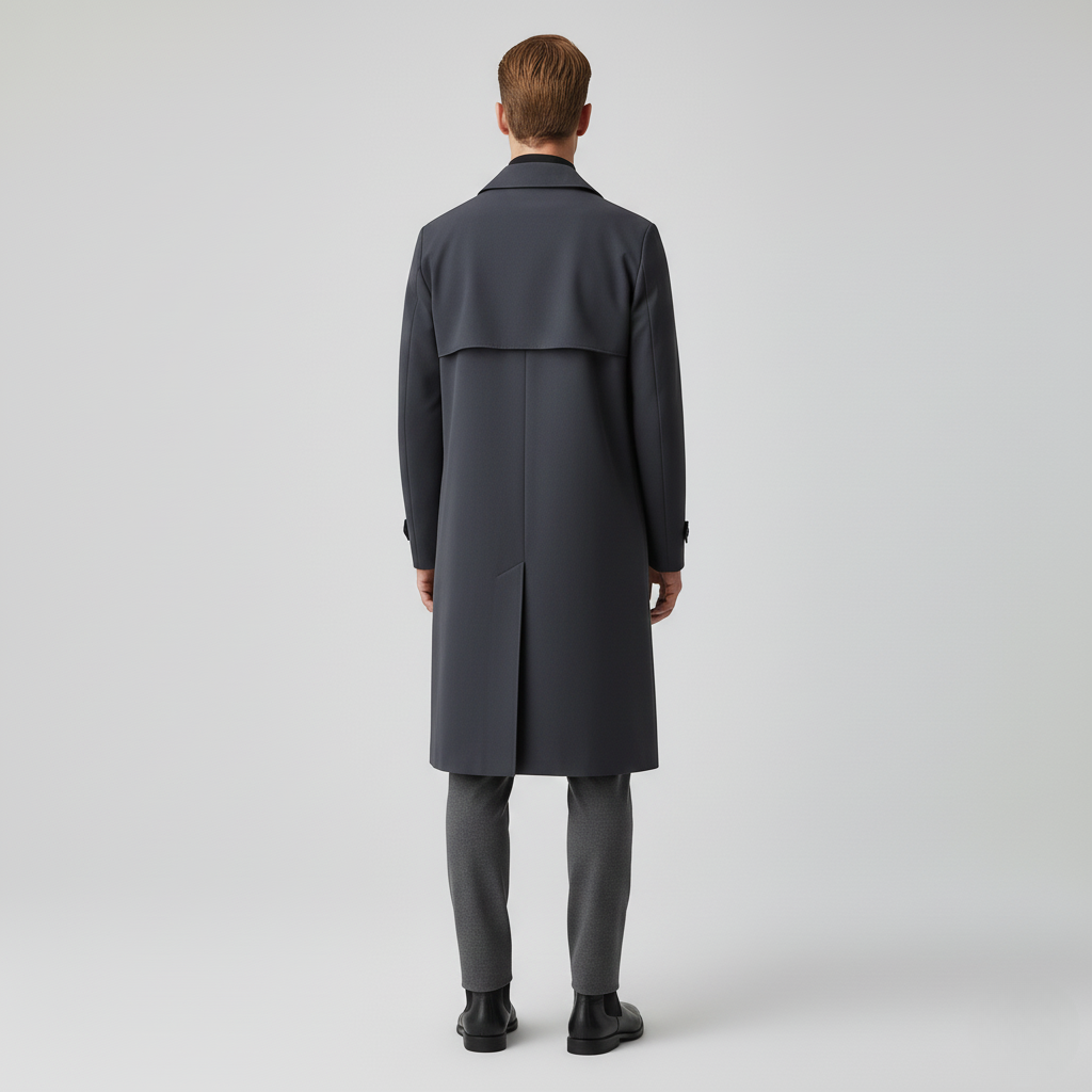 Men's Long Trench Coat