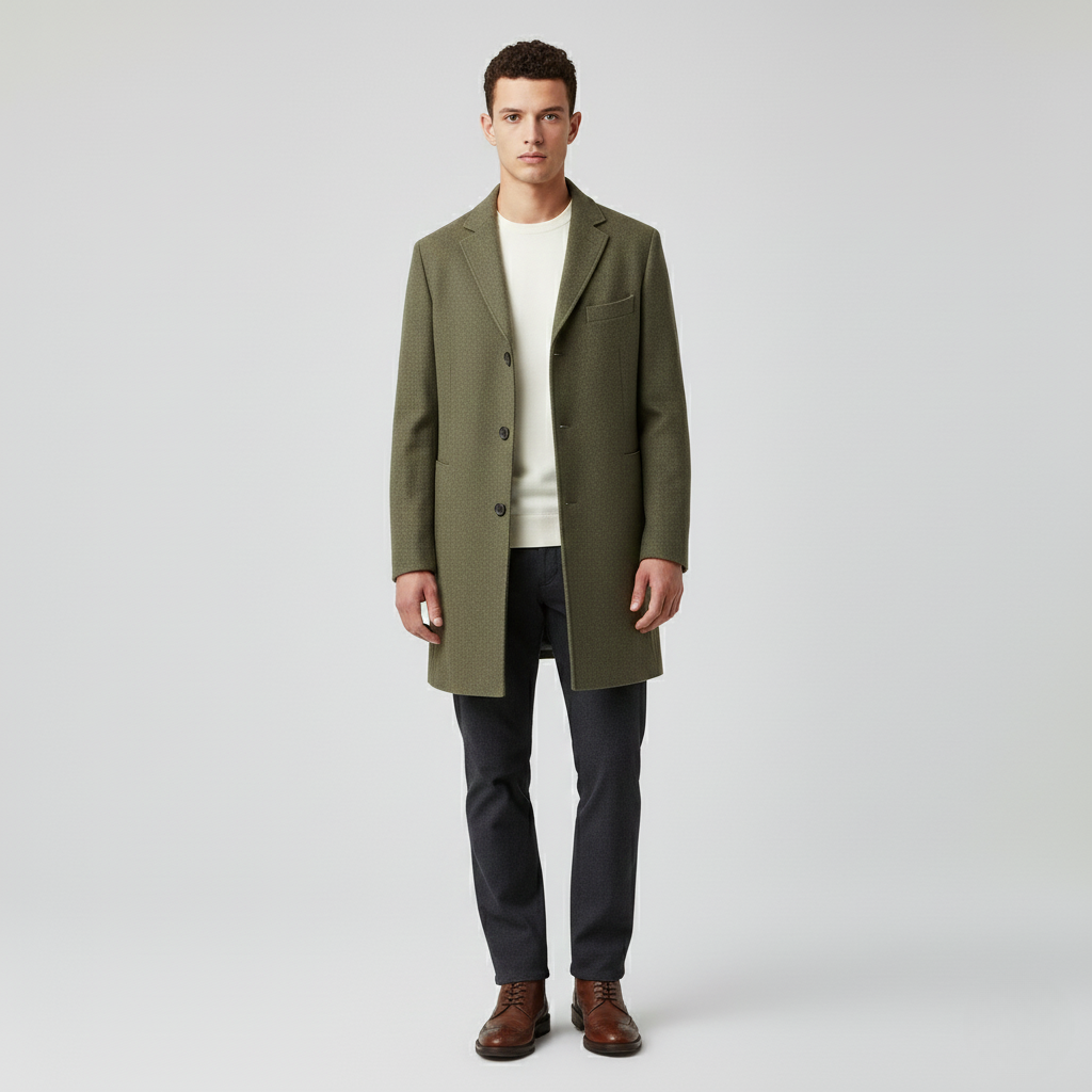 Men's Refined Overcoat