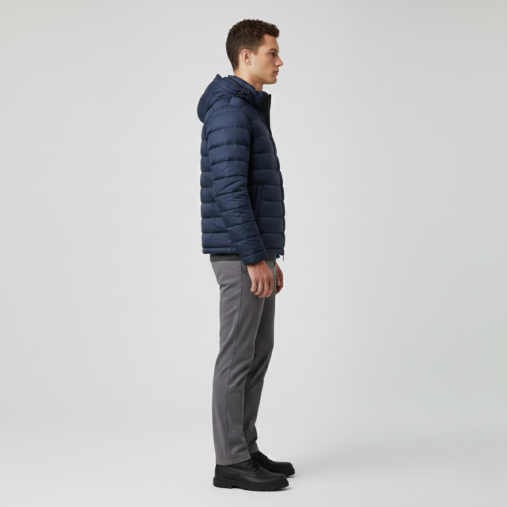 Men's Hooded Puffer Jacket