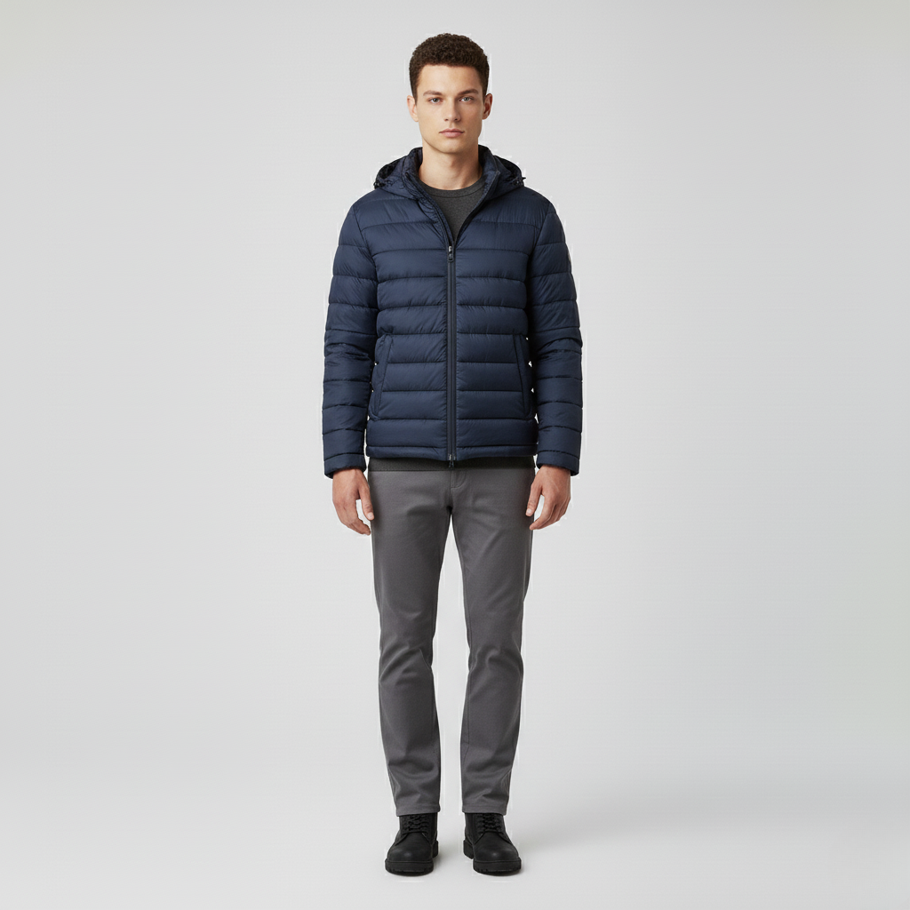 Men's Hooded Puffer Jacket